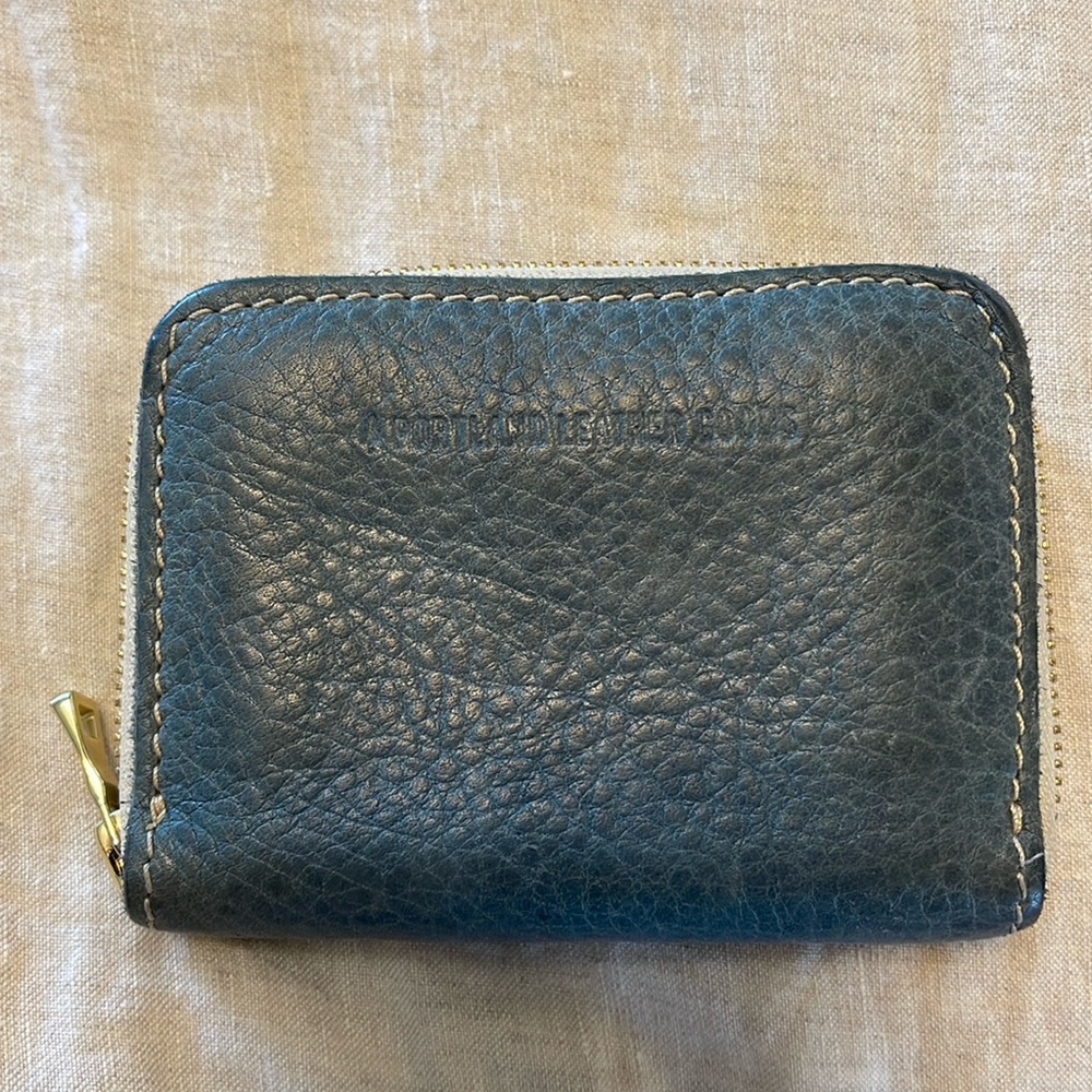 Portland Leather Small Zip Wallet